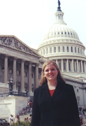 Princess at the Capitol Building