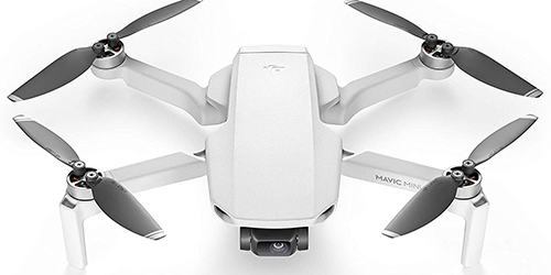 Drone on white background