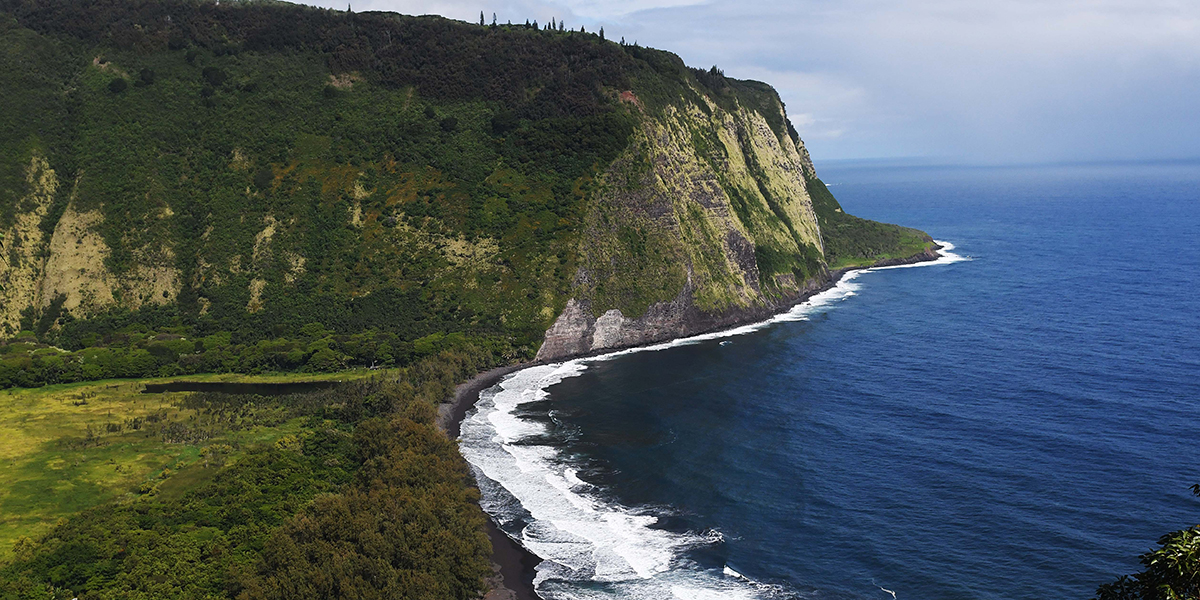 Hawaii coastal landscape