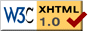 Validated XHTML 1.0 (Strict)