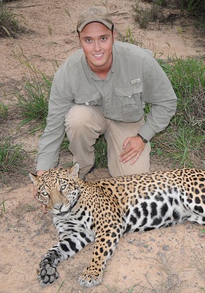 Hunter McDonald with Jaguar